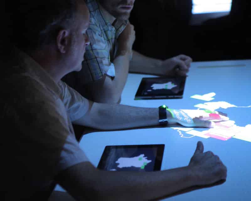 Jeu interactif sur tablettes tactiles